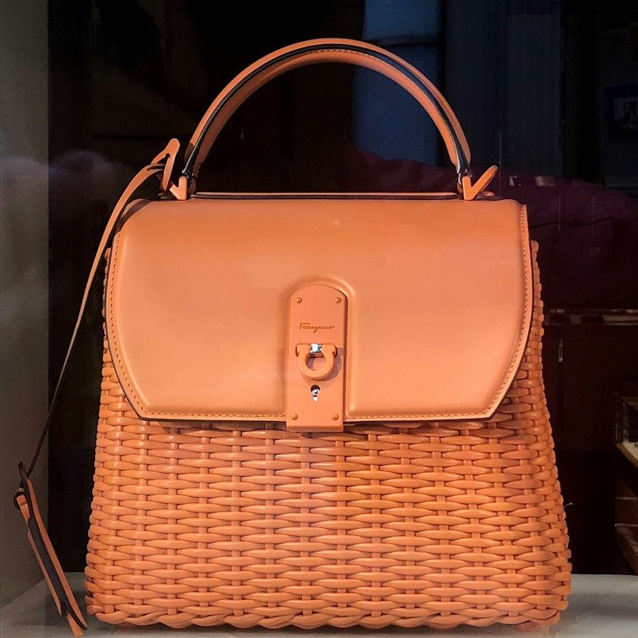 Woven Top-Handle Handbag